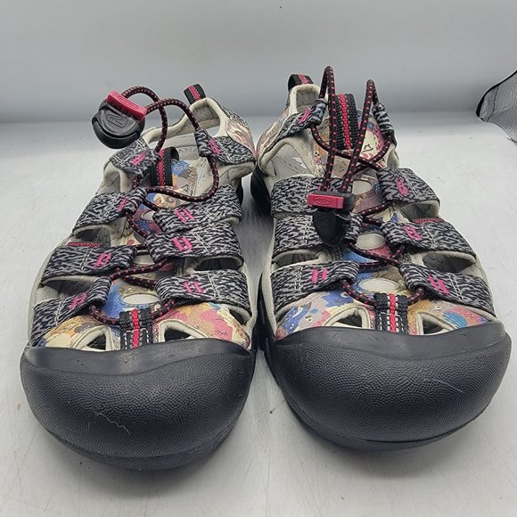 Keen Newport H2 Womens 9 Gray Sandals Waterproof Closed Toe Casual Beach Water - Picture 2 of 12